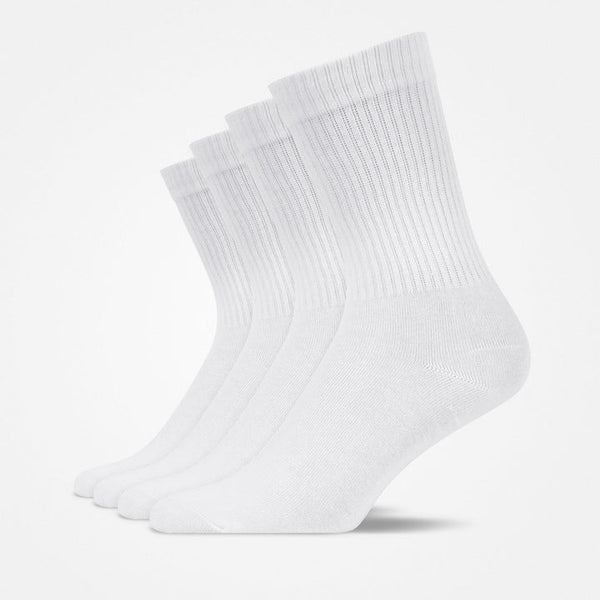 ⚪ 12 Paar weiße lange Socken