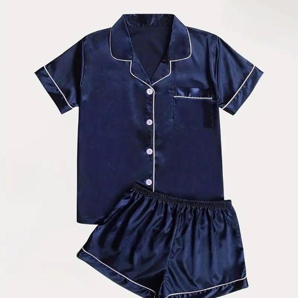 Satin-Schlafanzüge für Damen